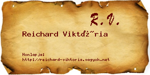 Reichard Viktória névjegykártya